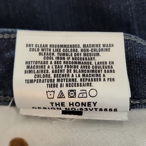 Joe's Jeans Low-Rise Bootcut Denim Jeans The Honey Size 28 (30 Natural Waist) - Picture 14 of 15